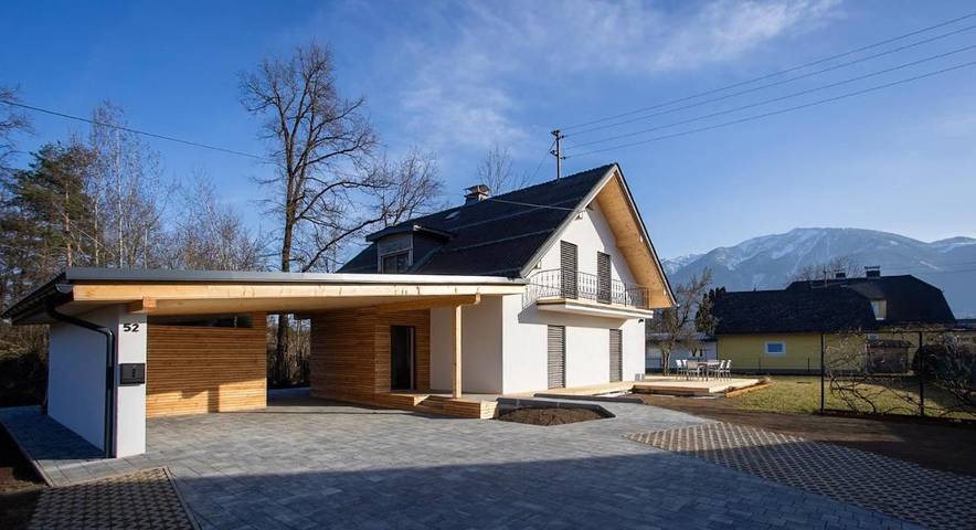Ferienhaus für 8 Personen, mit Garten und Ausblick