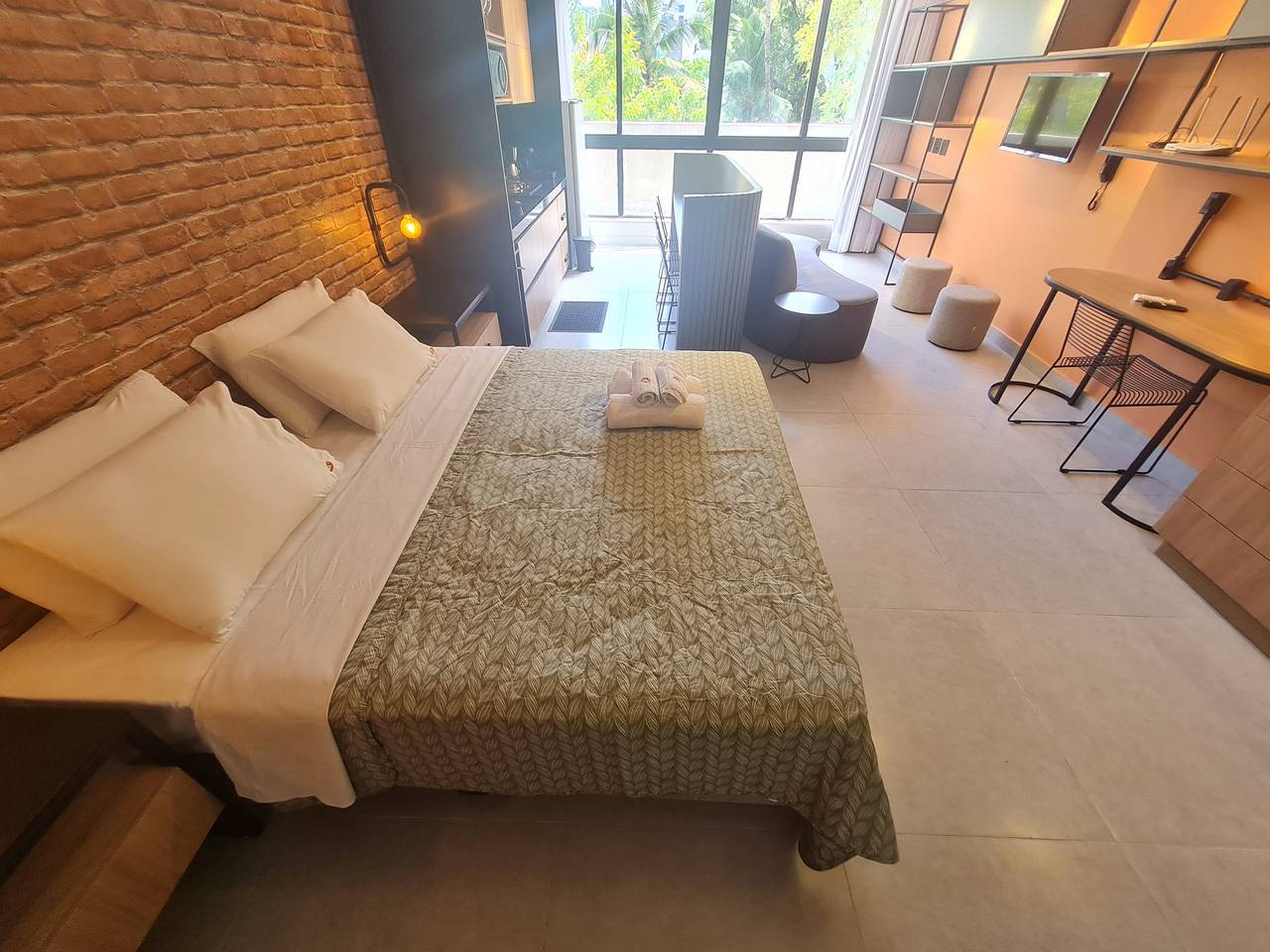 Geheel appartement, Vakantieappartement voor 3 personen met zwembad in Cabo Branco, João Pessoa (gemeente)