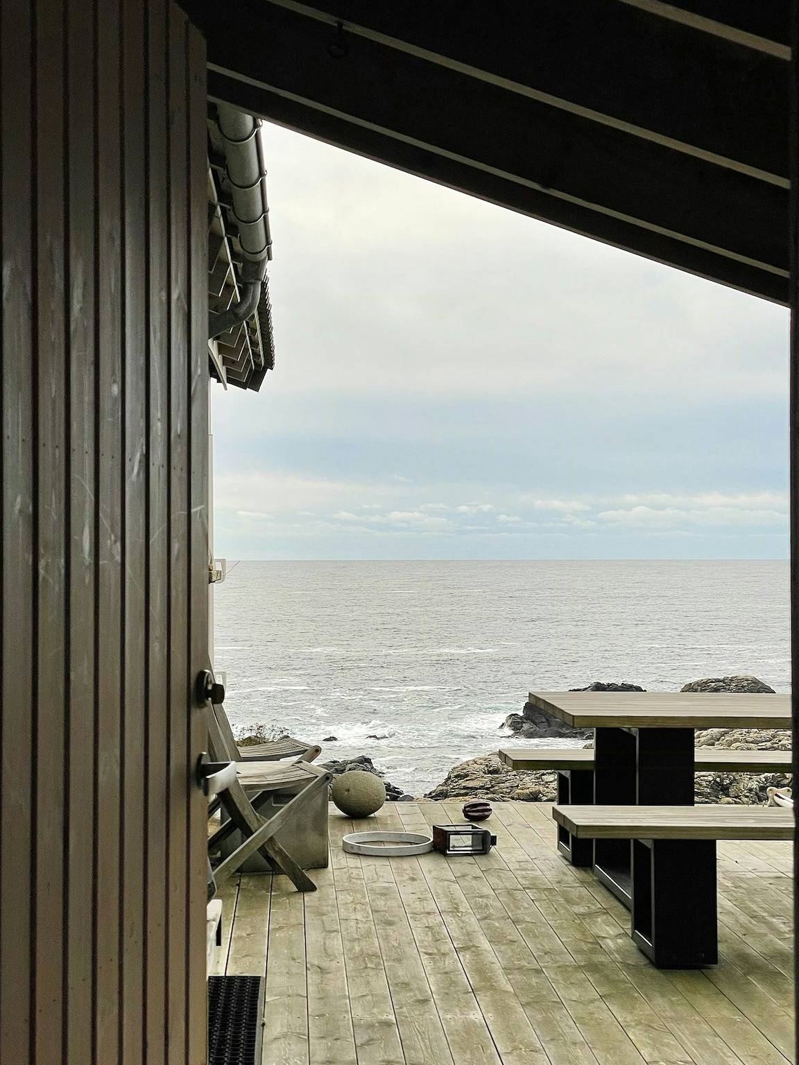 Genießen Sie die Meeresbrise in diesem architektonischen Schmuckstück in Eigersund