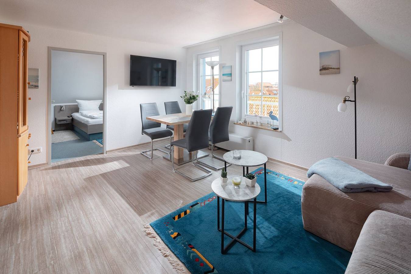 Geheel appartement, Vakantieappartement voor 2 personen met sauna in Norderney