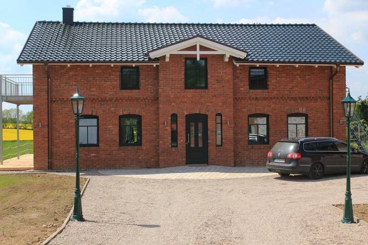 Ferienwohnung für 6 Personen, mit Balkon und Terrasse sowie Garten und Ausblick in Ahrensbök