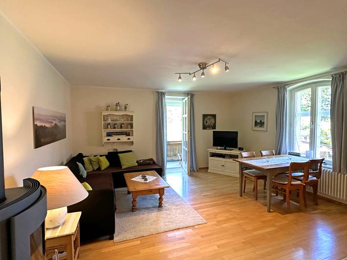 Ganze Ferienwohnung, Ferienwohnung Johannsen Haus Elisabeth - Ferienwohnung mit separatem Schlafzimmer und West-Balkon, 77 qm in Kampenwand, Aschau im Chiemgau
