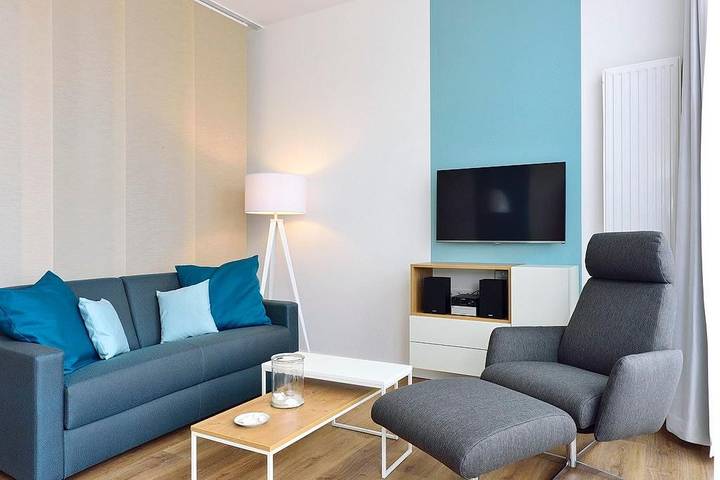 Vakantiewoning voor 3 personen, met terras en sauna, met huisdier op de Duitse Waddeneilanden