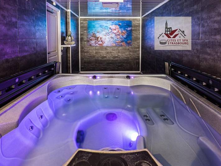 Location de vacances pour 15 personnes, avec Jacuzzi et Terrasse ainsi que Jardin et Sauna dans Hurtigheim