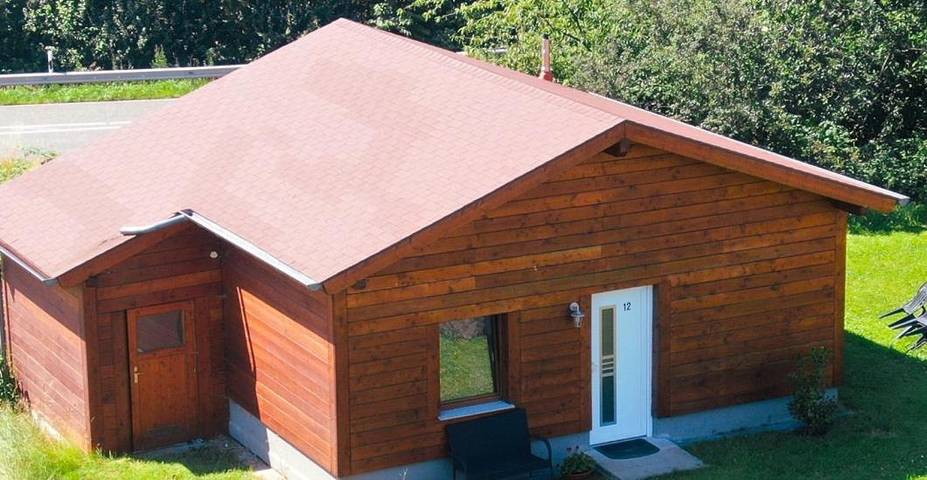 Ferienhaus für 4 Personen, mit Terrasse und Garten sowie Ausblick
