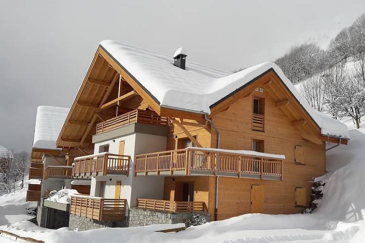 Gîte pour 6 personnes, avec balcon dans Patinoire Vaujany