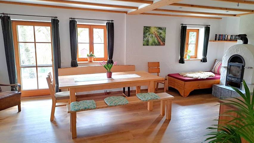 Ferienwohnung für 6 Personen, mit Terrasse und Garten sowie Ausblick in Neukirch - 4