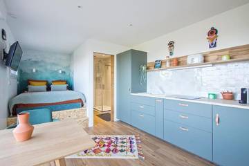 Gîte pour 2 personnes, avec terrasse et vue à Guichen