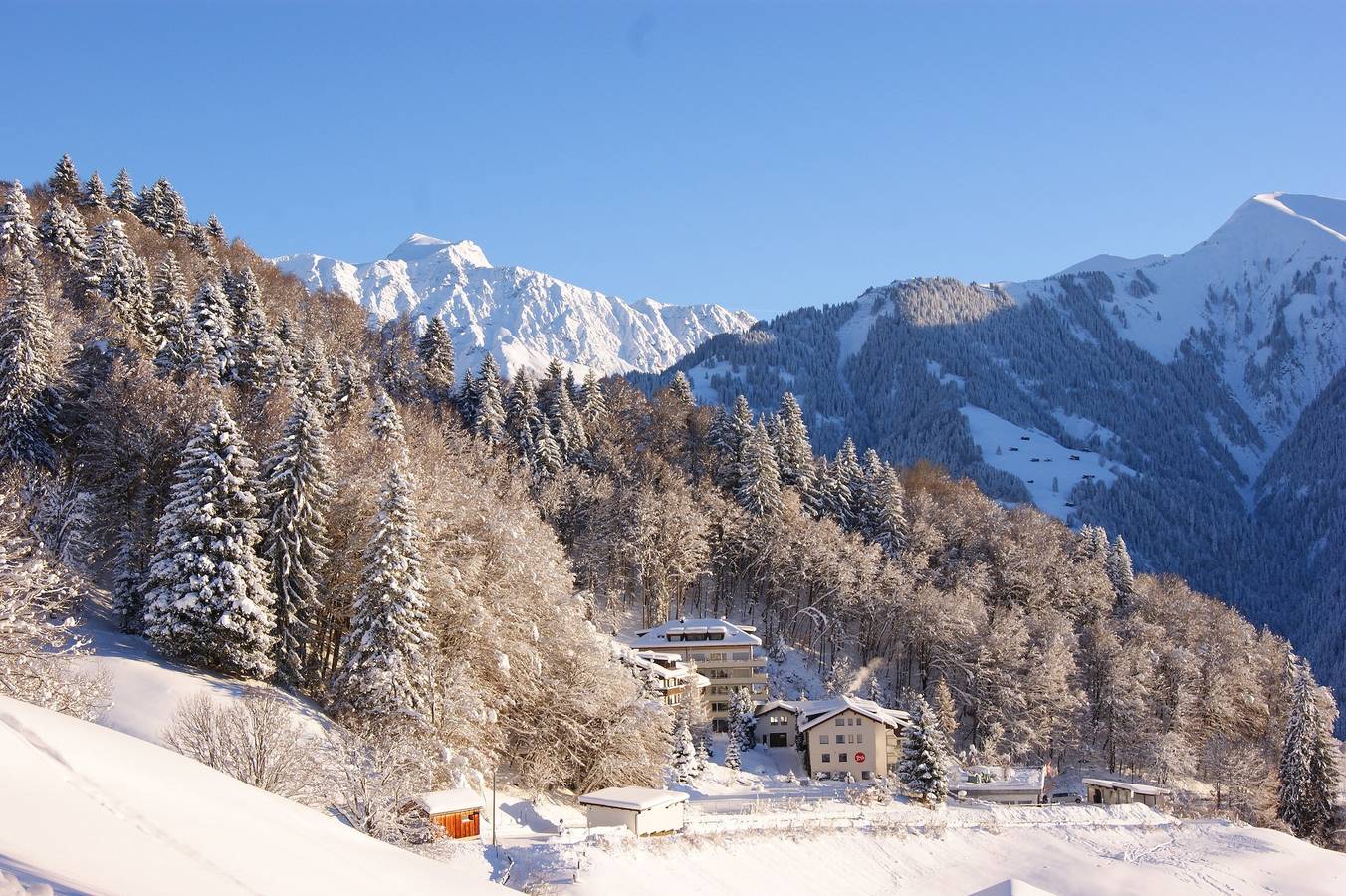 Appartement de vacances entier, Ferienwohnungen Jhs - Ferienzimmer Staibock bis 2 Personen in Seewis im Prättigau, Massif du Rätikon