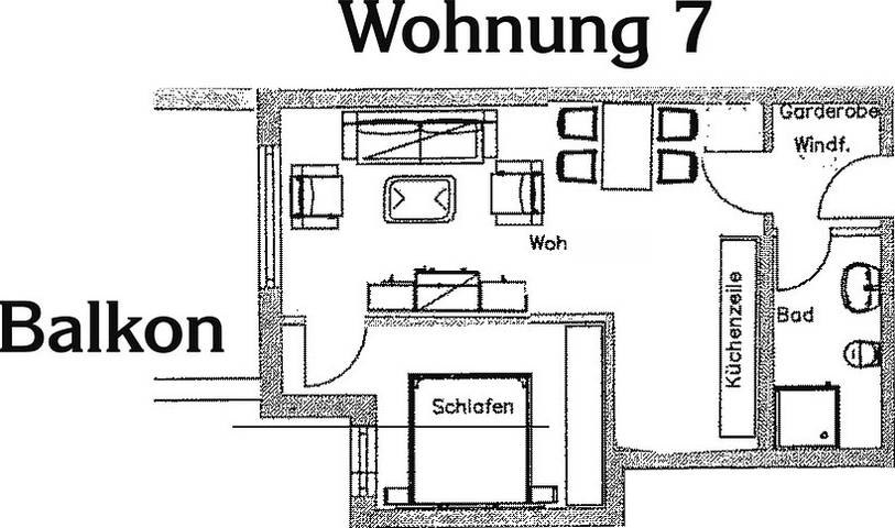 Ferienwohnung für 2 Personen, mit Balkon und Garten sowie Sauna und Ausblick in Haselünne - 2
