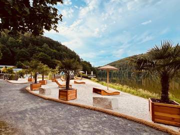 Ferienhaus für 5 Personen, mit Garten und Seeblick sowie Ausblick, mit Haustier in Biersdorf am See