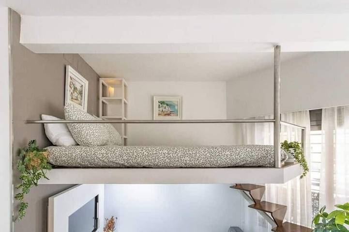 Apartamento entero, Elegante Loft con Altillo y Diseño Moderno |Centro in Tarrasa, Interior de Barcelona