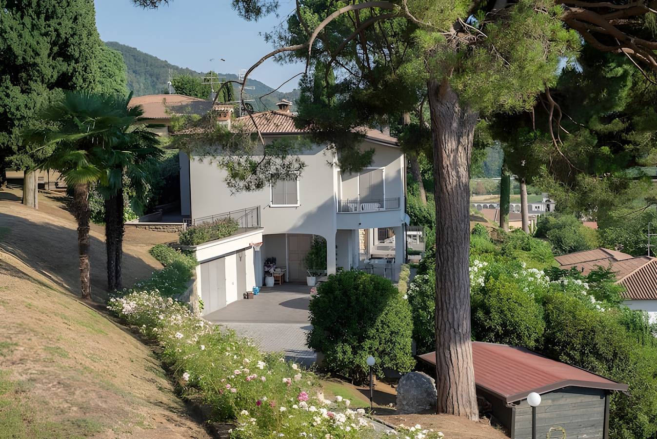 Zimmer 'Stanza in Villa Magica' mit Wlan und Klimaanlage in Credaro, Prealpi Bergamasche Orientali