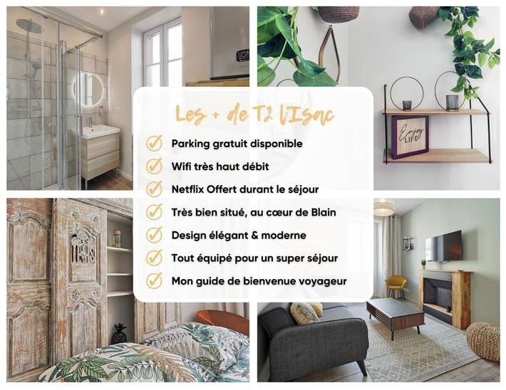 Gîte pour 4 personnes, avec vue et balcon à Blain (homonymie) - 4