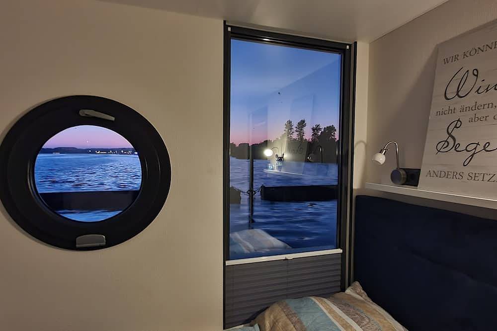 Hausboot Fjord Dory mit Bio-Sauna und Dachterrasse in Schleswig in Schleswig, Schleswig & Umgebung