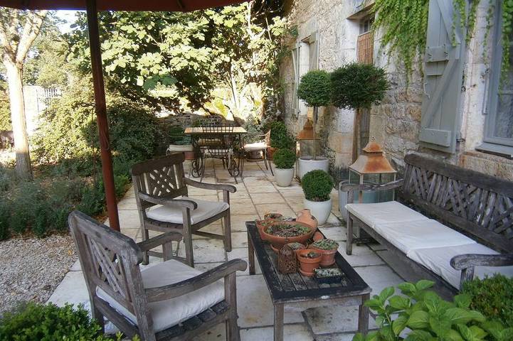 Gîte pour 2 personnes, avec jardin à Saint-Cirq-Lapopie