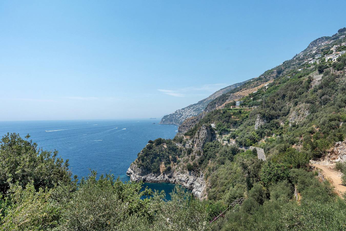 Casa de vacaciones 'Romantico Casale Di Lusso Con Spa' con vistas al mar, Wi-Fi y aire acondicionado in Conca dei Marini, Costa Amalfitana