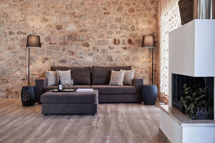 Ferienhaus für 7 Personen, mit Meerblick und Balkon sowie Garten und Pool in Koskinou - 2