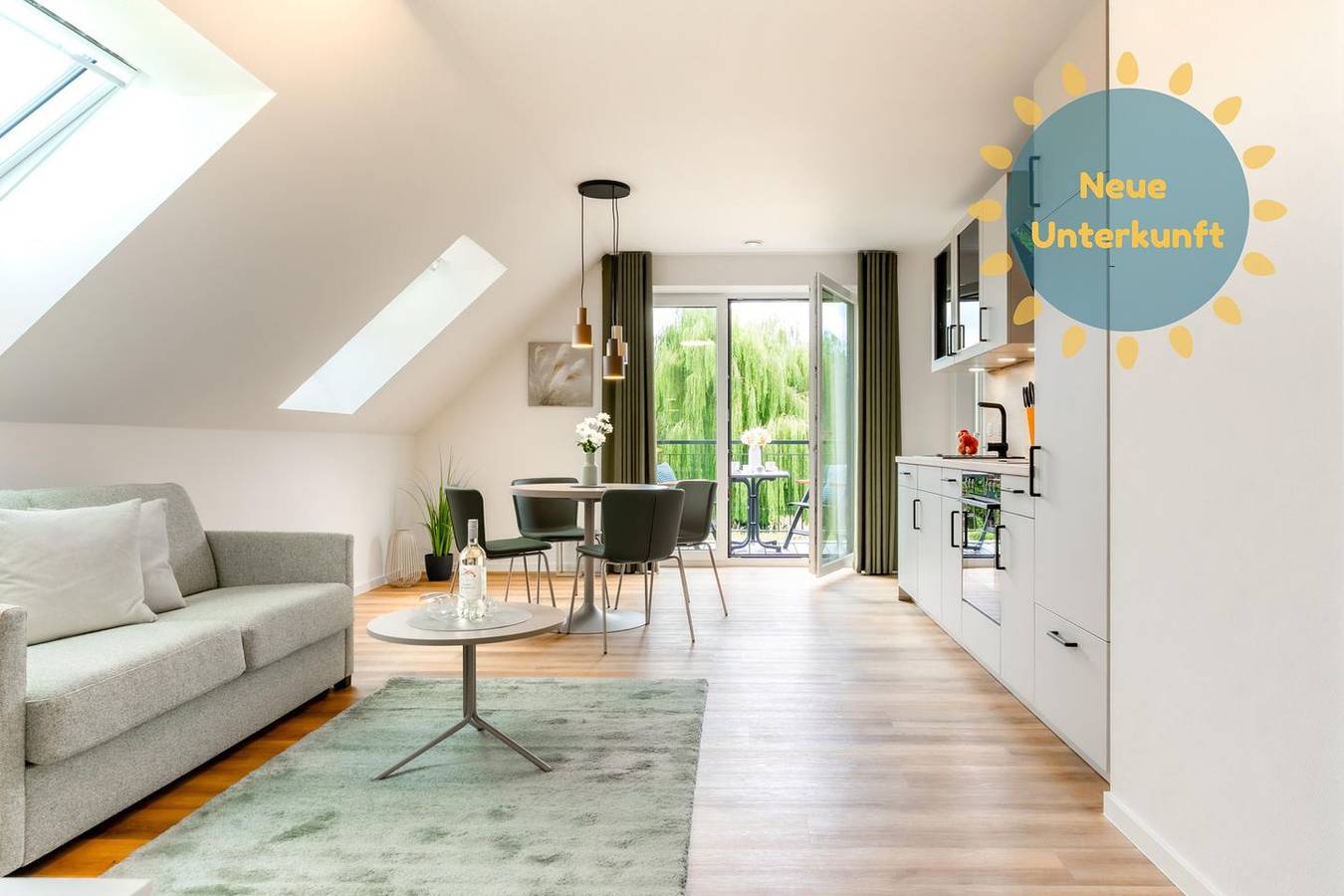 Apartamento entero, Apartamento de vacaciones para 2 personas con balcón in Grömitz, Distrito de Holstein Oriental