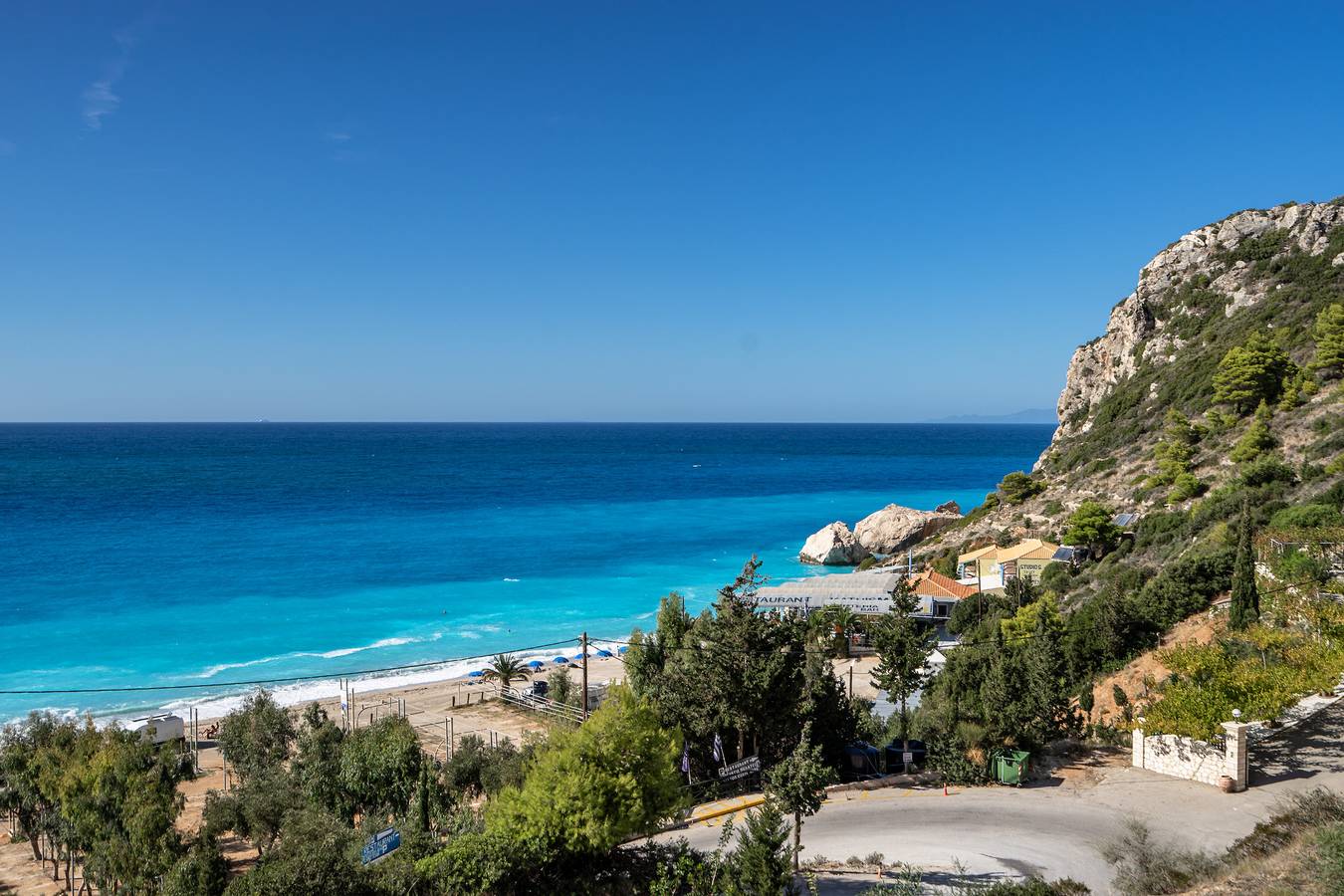 Hel studio-lejlighed, Studio Apartment 'Sunset Premium New 3' with Sea View, Wi-Fi and Air Conditioning in Agios Nikitas, Grækenland