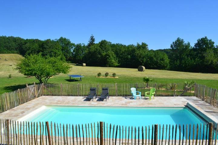 Location de vacances pour 4 personnes, avec piscine et jardin à Sainte-Alvère - 2