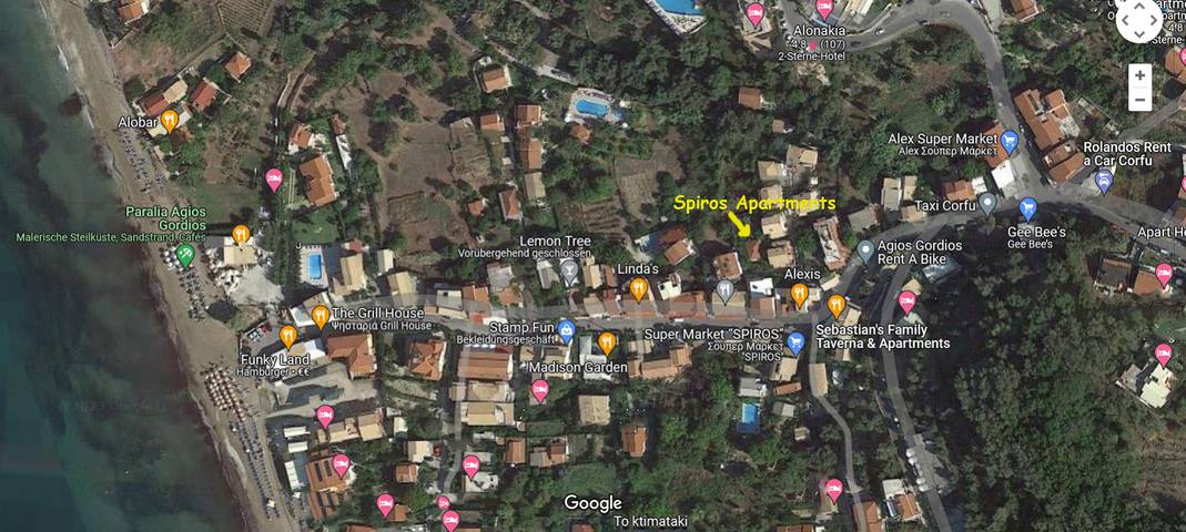 Gîte pour 3 personnes, avec jardin ainsi que balcon et vue à Agios Gordios - 4