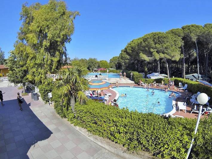 Wohnwagen für 4 Personen, mit Terrasse und Kinderpool - 1