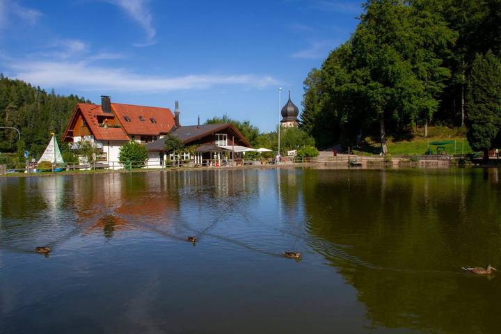 Maison d’hôte pour 3 personnes, avec terrasse ainsi que vue et vue sur le lac