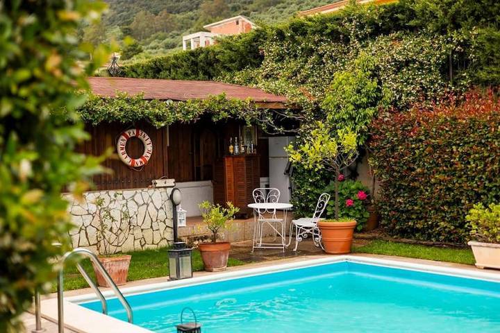 Villa pour 6 personnes, avec balcon et jardin ainsi que piscine et vue à Trabia - 2