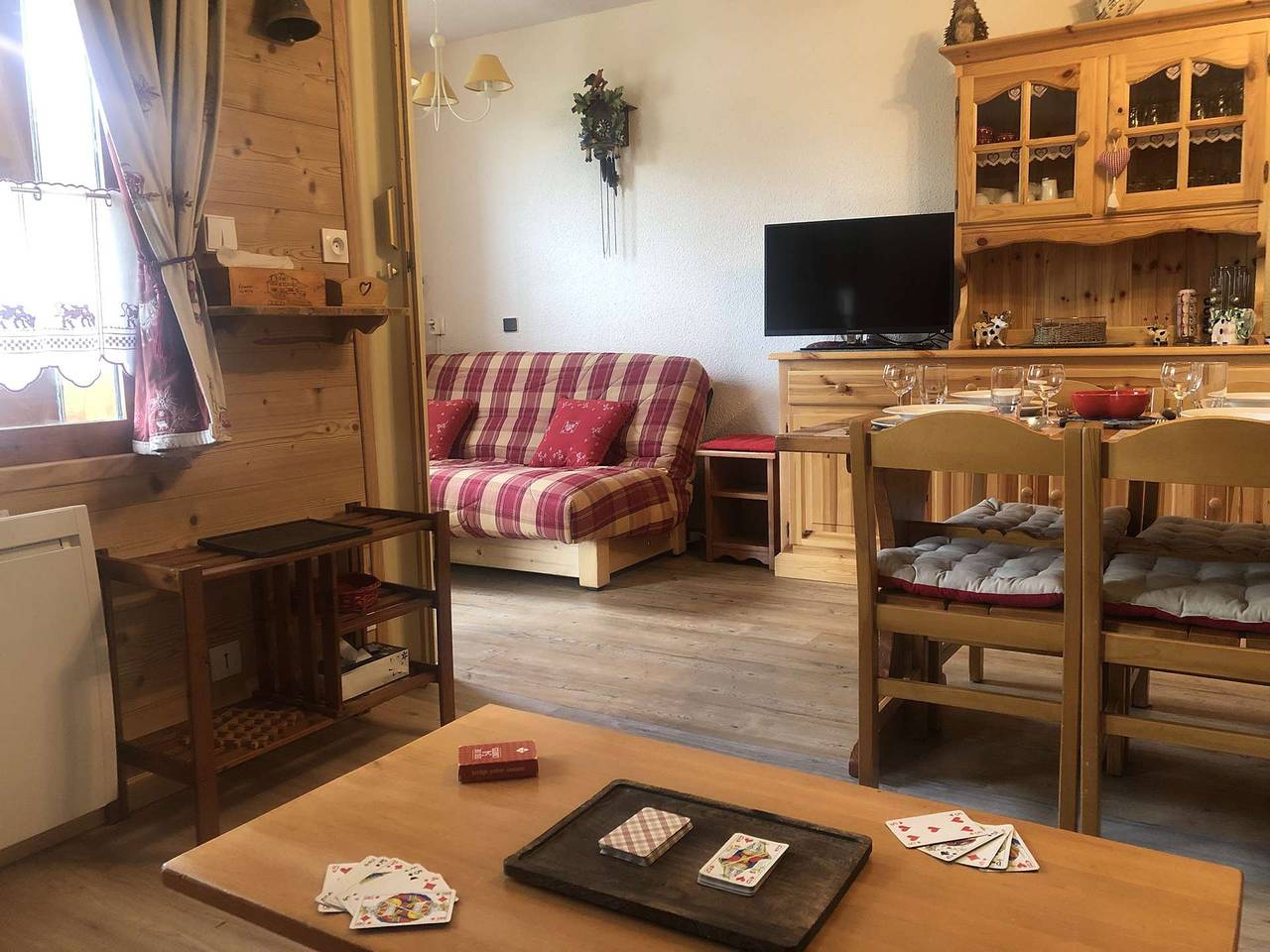 Entire holiday apartment, Bûche 13 - Cosy divisible studio in Valmorel, Les Avanchers-Valmorel