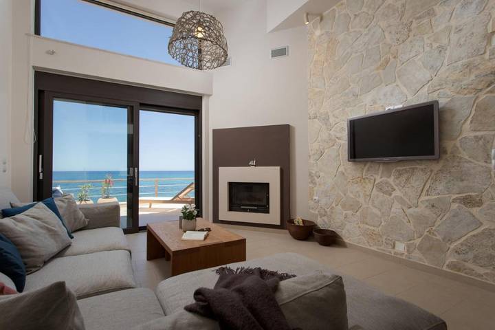 Location de vacances pour 4 personnes, avec Balcon ainsi que Terrasse et Vue dans Kalyves - 3