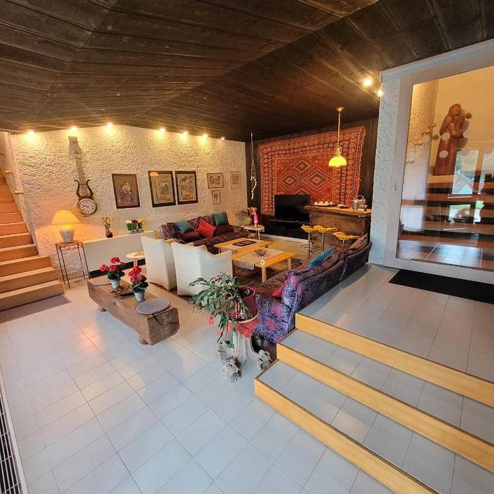 Location de vacances pour 11 personnes, avec piscine ainsi que jardin et vue à Orbey - 4