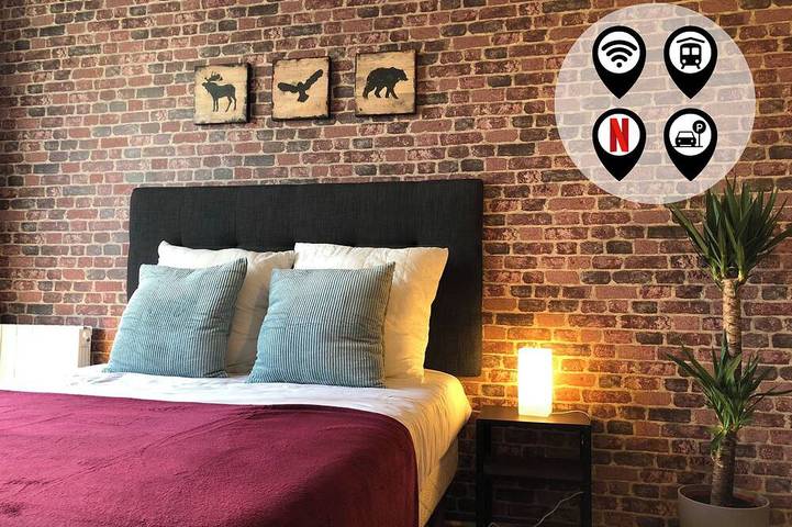 Appartement de vacances pour 2 personnes, avec balcon à Tours