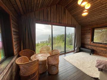 Chalet für 3 Personen, mit Sauna und Garten sowie Terrasse und Ausblick, mit Haustier in Åram