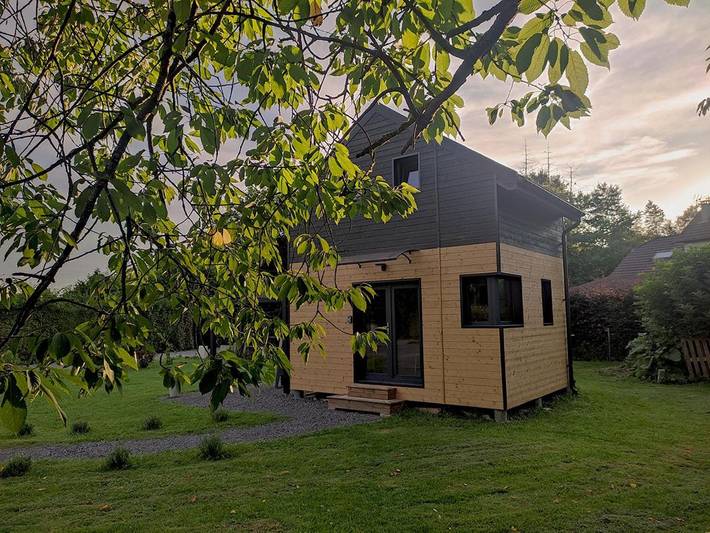Chalet pour 4 personnes, avec terrasse et jardin