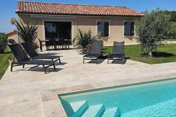 Gîte pour 6 personnes, avec terrasse et jardin à Orliaguet