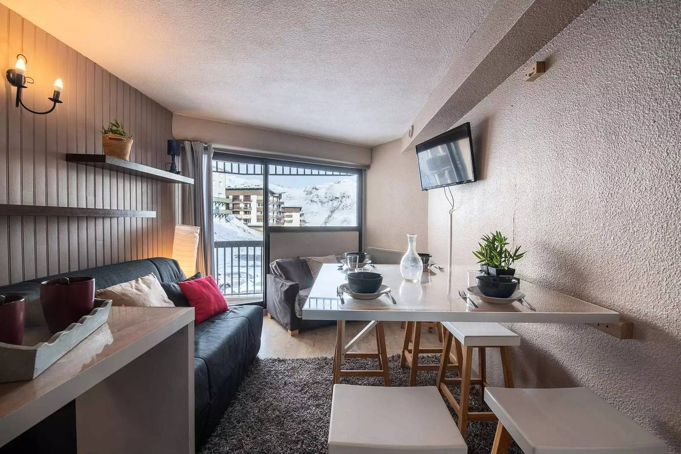 Ganze Wohnung, Ferienwohnung 4 Personen in der Nähe von Skipisten Pla d'Adet in Saint-Lary-Soulan, Nationalpark Pyrenäen