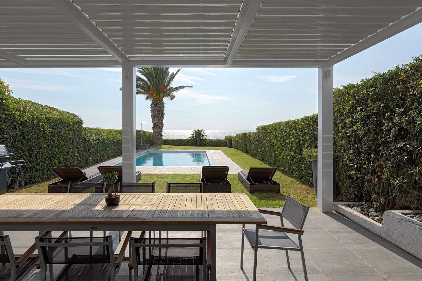 Villa für 8 Personen mit Meerblick in Anavyssos, Regionalbezirk Ostattika