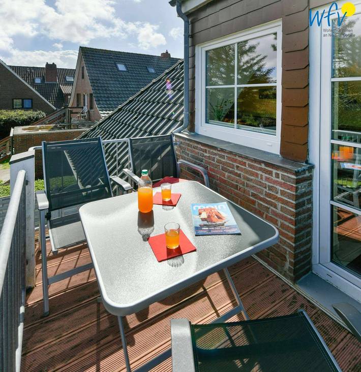 Ferienwohnung für 3 Personen, mit Balkon auf Wangerooge - 4