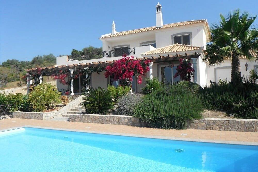 Nähe Faro, 250 qm Luxuriöse Meerblick-Villa, Alleinlage, 3Sz, 3Bz, Klima, W-Lan in Estoi, Faro