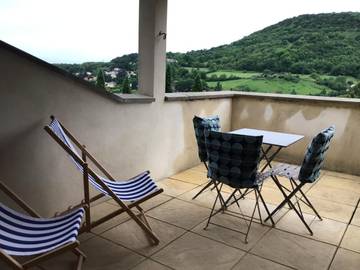 Maison d’hôte pour 4 personnes, avec terrasse et vue à Saint-Romain-au-Mont-d'Or