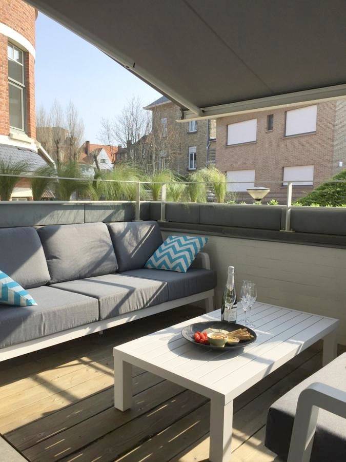 Vakantieappartement voor 4 personen, met balkon en uitzicht, kindvriendelijk in De Panne