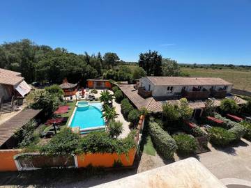 Maison d’hôte pour 3 personnes, avec jardin et jacuzzi ainsi que sauna et piscine à Lavérune