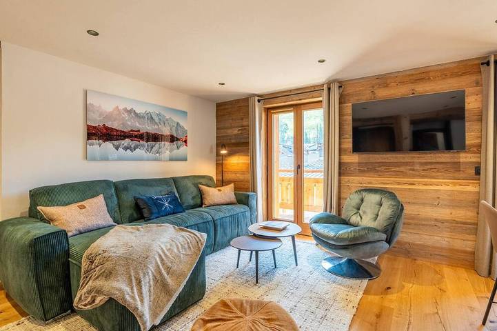Appartement de vacances pour 6 personnes, avec jacuzzi et balcon à La Clusaz