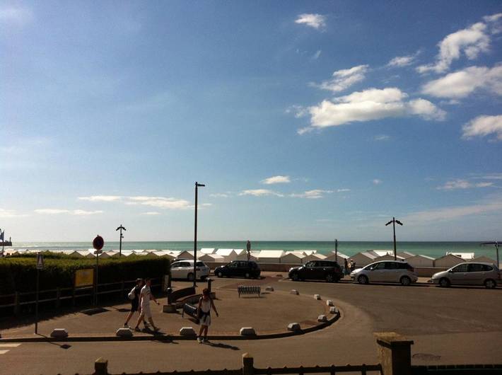Location de vacances pour 4 personnes, avec vue et jardin à Mers-les-Bains