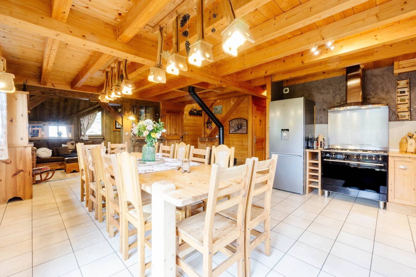 Chalet "Le Jardin D'hiver" con vistas a la montaña, terraza privada y Wi-Fi in La Toussuire, Fontcouverte-la Toussuire