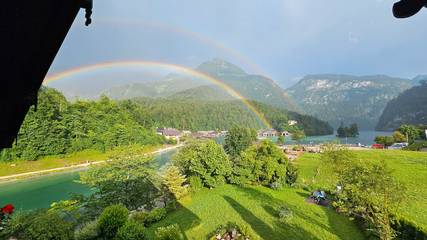 Ferienwohnung für 3 Personen, mit Garten und Seeblick in Schönau am Königssee