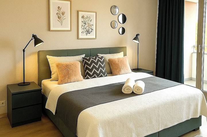 Ferienwohnung für 4 Personen, mit Sauna und Pool sowie Balkon, mit Haustier in Bayreuth