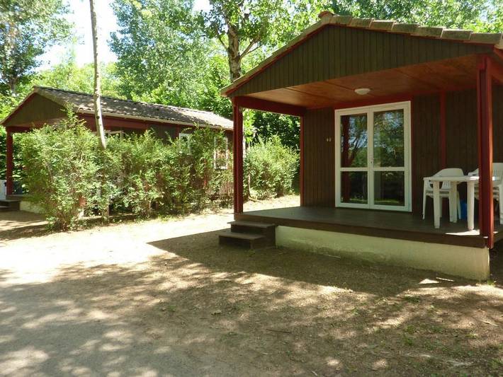 Camping Les Bö-Bains - Chalet 5 personas - Eden (27 m²) climatizada - n°45 a 50 in Badefols-sur-Dordogne, Périgord Pourpre