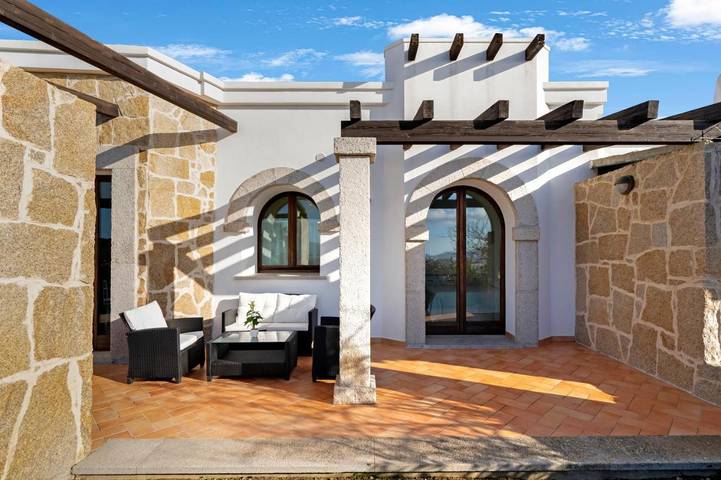 Ferienhaus mit Meerblick für 7 Personen, mit Garten und Ausblick
